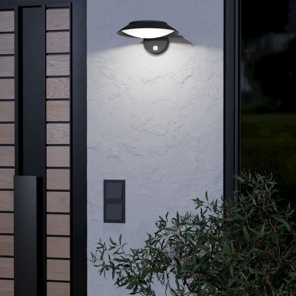 Eglo 901079 - Lampada da parete solare a LED con sensore CERRISI LED/7W/3,7V IP44
