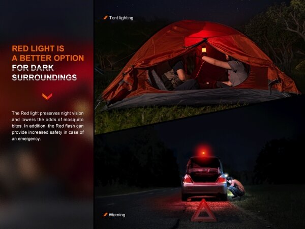 Fenix CL26RPROCAM - Lampada portatile ricaricabile LED dimmerabile LED/USB IP66 grigio