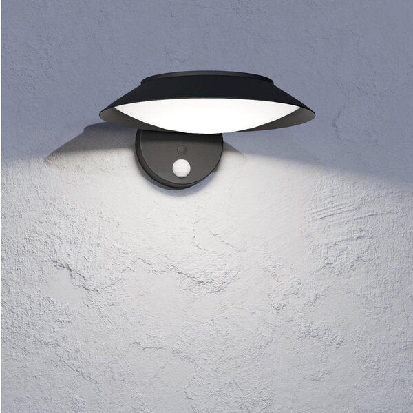 Eglo 901079 - Lampada da parete solare a LED con sensore CERRISI LED/7W/3,7V IP44