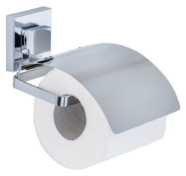 Set di accessori da bagno autoportanti in acciaio inox argentato lucido Quadro - Wenko
