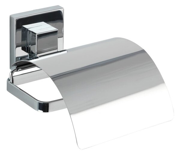 Set di accessori da bagno autoportanti in acciaio inox argentato lucido Quadro - Wenko
