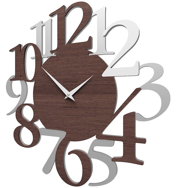 Callea Design Orologio da parete in legno Russell