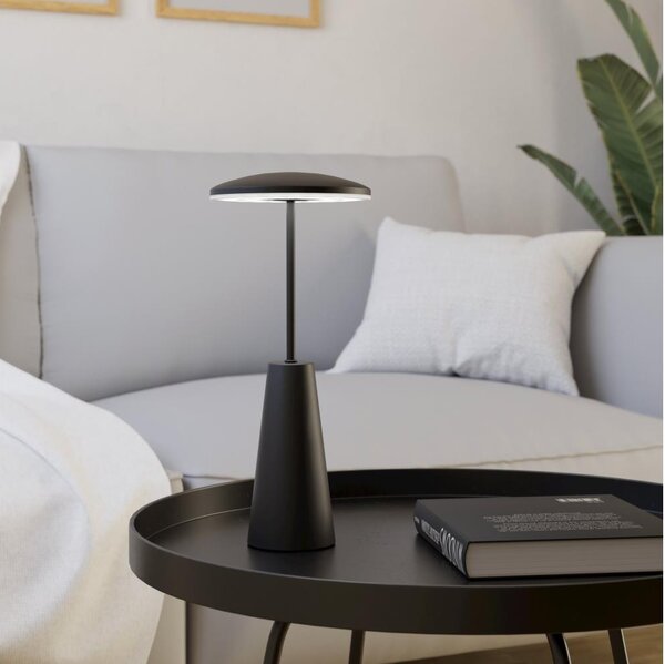 Eglo 900925 - Lampada LED dimmerabile da esterno PICCOLA 2,8W/5V 5200mAh IP54 nero