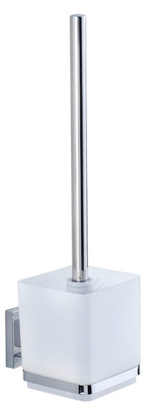 Set di accessori da bagno autoportanti in acciaio inox argentato lucido Quadro - Wenko
