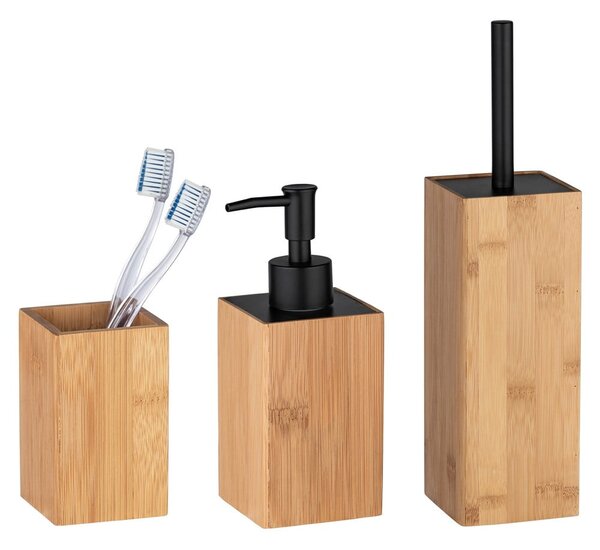 Set di accessori da bagno in bambù colore naturale Padua - Wenko