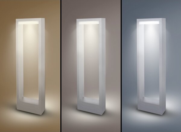 Brilagi - Lampada LED da esterno RAGUSA LED/7W/230V 3000/4000/6000K bianco IP54 50 cm