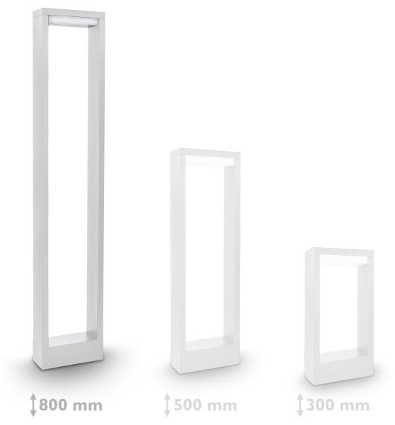 Brilagi - Lampada LED da esterno RAGUSA LED/7W/230V 3000/4000/6000K bianco IP54 80 cm