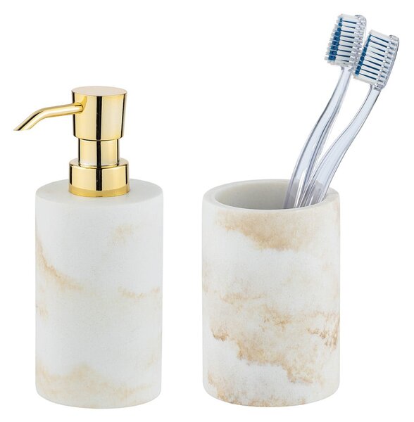 Set di accessori da bagno in poliresina bianca Odos - Wenko