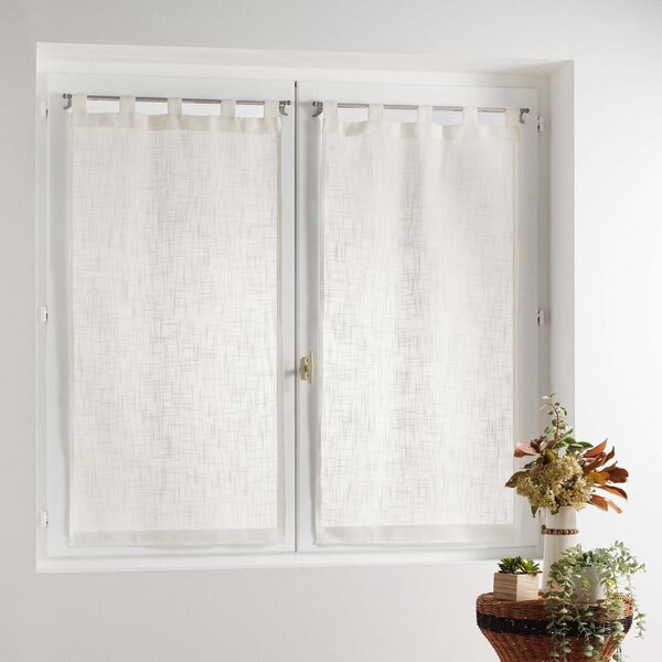 Tende crema in set da 2 60x90 cm Haltona - douceur d'intérieur