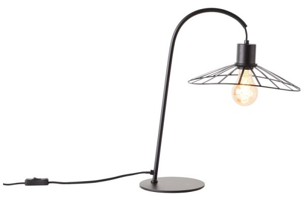 Brilliant - Lampada da tavolo LEIKA 1xE27/52W/230V nero