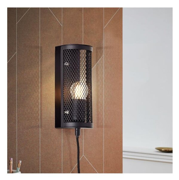 Brilliant - Applique MAZE 1xE27/40W/230V nero