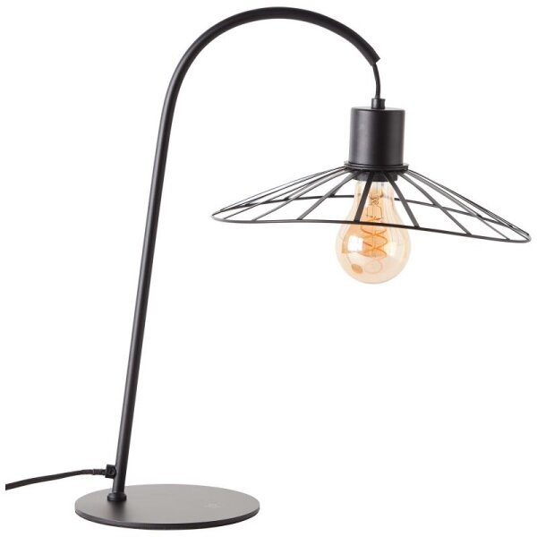 Brilliant - Lampada da tavolo LEIKA 1xE27/52W/230V nero