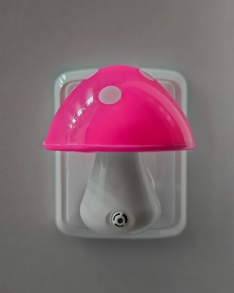 Lampada notturna LED per bambini con sensore crepuscolare LED/0,5W/230V sgabello