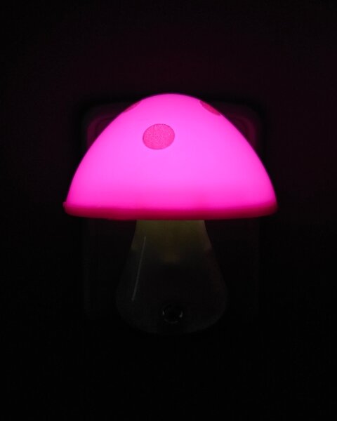 Lampada notturna LED per bambini con sensore crepuscolare LED/0,5W/230V sgabello