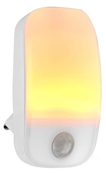 Nedis LNLW10WT - LED Luce di orientamento con sensore LED/0,55W/230V