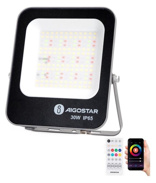 Aigostar - LED RGBW Riflettore MESH LED/30W/230V 6500K IP65 + +TC