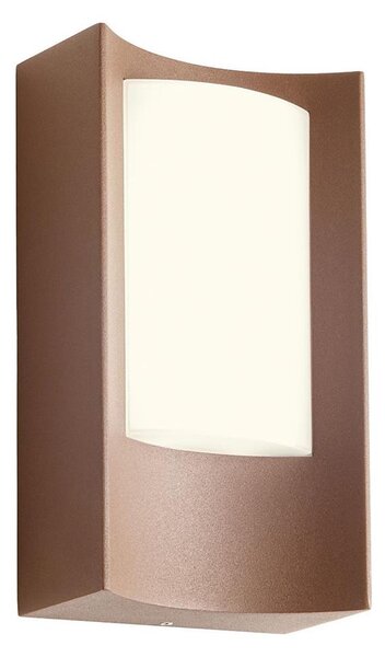 Redo 90484 - Applique a LED da esterno WARP LED/8W/230V 3000K IP44 marrone