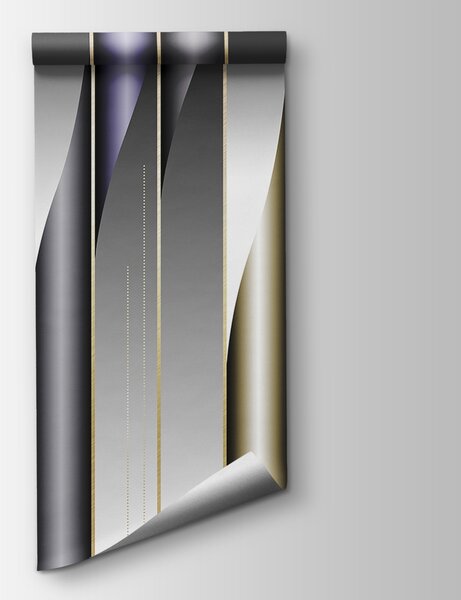 Carta da parati Linee essenziali in una composizione elegante, Carta da parati 3d, Carta da parati popolare, u79536 - Tapeko.it