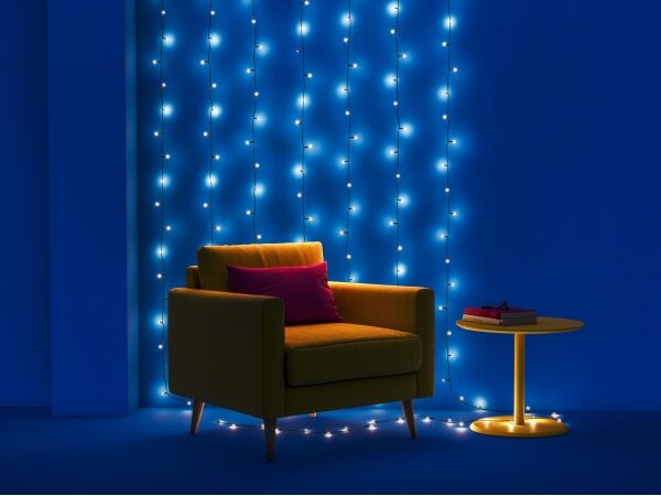 WiZ - Catena LED RGBW dimmerabile per esterni 160xLED 20m IP44 2700-5000K Wi-Fi