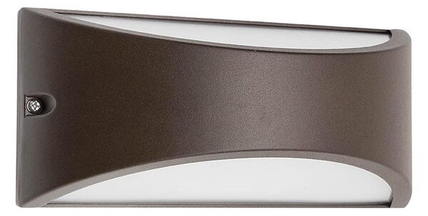 Redo 90192 - Applique a LED da esterno SCUDO LED/10W/230V 3000K IP54 marrone