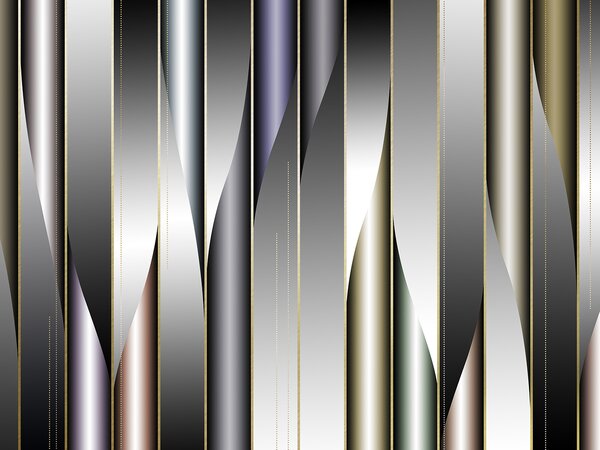 Carta da parati Linee essenziali in una composizione elegante, Carta da parati 3d, Carta da parati popolare, u79536 - Tapeko.it