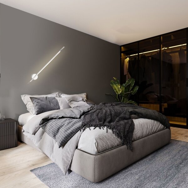 MAXLIGHT W0212 - Applique a LED da esterno RAGNO LED/8,4W/230V IP44 bianco