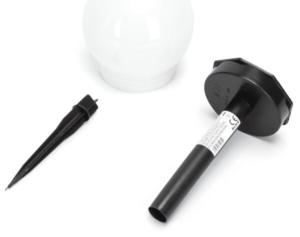 Aigostar - Lampada solare LED LED/0,006W/1,2V 33cm nero 6500K IP44