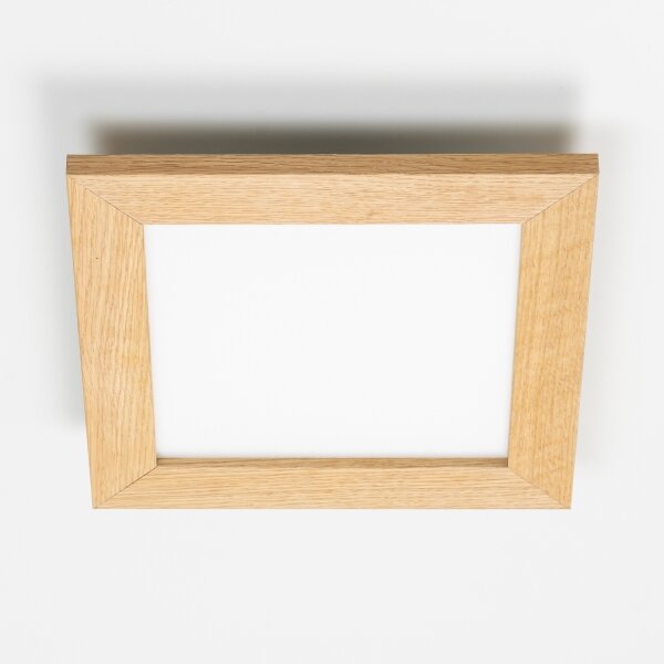 Brilagi - Plafoniera LED SLIMFRAME WOOD LED/25W/230V 34x34 cm marrone