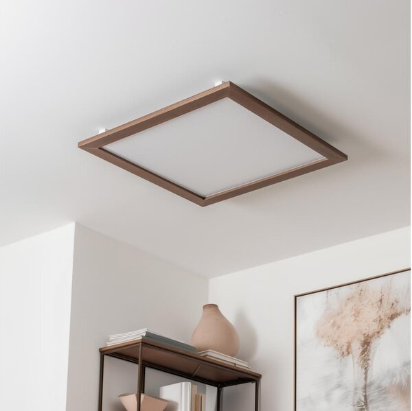 Eglo - LED Pannello fisso dimmerabile SALOBRENA-CL LED/31W/230V 2700-6500K marrone scuro