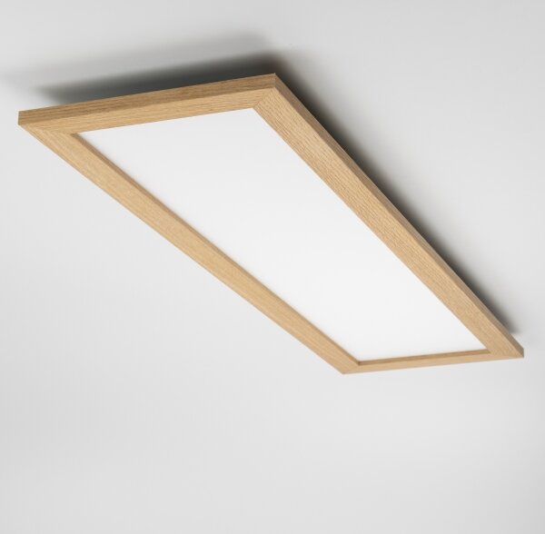 Brilagi - Plafoniera LED SLIMFRAME WOOD LED/58W/230V 124x34 cm marrone