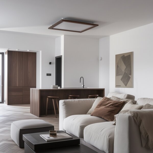 Eglo - LED Pannello fisso dimmerabile SALOBRENA-CL LED/31W/230V 2700-6500K marrone scuro
