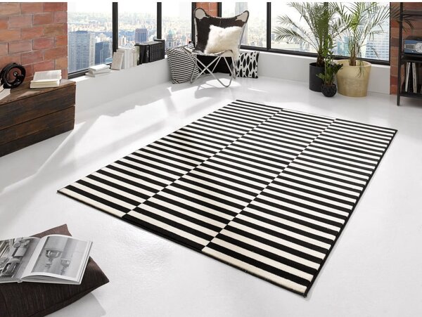 Tappeto nero/color crema 80x200 cm Gloria – Hanse Home