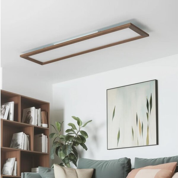 Eglo - Pannello a plafone LED RGBW dimmerabile SALOBRENA-C LED/34W/230V marrone scuro + telecomando