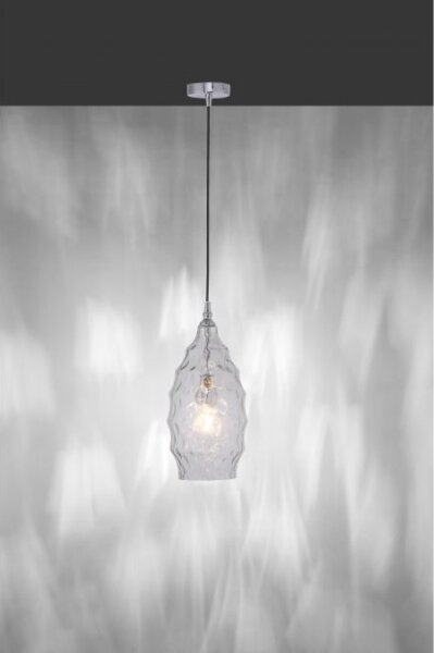 Paul Neuhaus 8267-00 - Lampadario a sospensione con filo SCARLETT 1xE27/60W/230V diametro 19 cm limpido