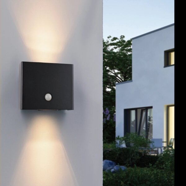 JUST LIGHT. 19471-18 - Lampada LED da esterno con sensore 2xLED/1,25W/3,7V 4400mAh IP44