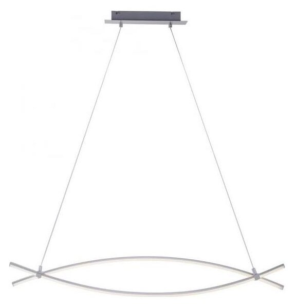 JUST LIGHT. 15382-55 - Lampadario LED a sospensione con filo MAJA 2xLED/8,4W/230V cromo