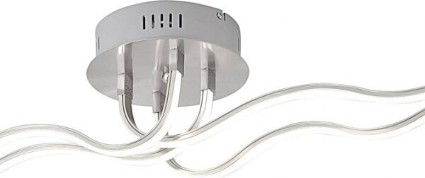 JUST LIGHT. 15126-55 - Lampadario a plafone LED WAVE LED/29,4W/230V cromo