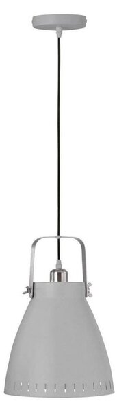 JUST LIGHT. L11160-16 - Lampadario a sospensione con filo EVA 1xE27/60W/230V diametro 26,5 grigio