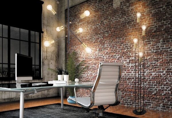 Rabalux 2104 - Lampadario a sospensione con supporto rigido LANNY 6xE27/15W/230V