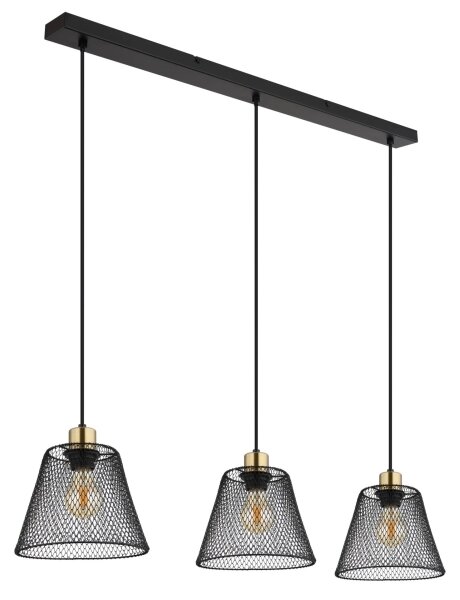 Globo 15646-3H - Lampadario a sospensione con filo BAKU 3xE27/40W/230V