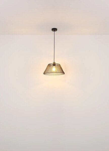 Globo 15646H1 - Lampadario a sospensione con filo BAKU 1xE27/40W/230V diametro 36 cm