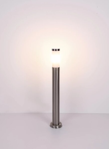 Globo 31588 - Lampada da esterno BOSTON 1xE27/23W/230V IP44 80 cm cromo lucido