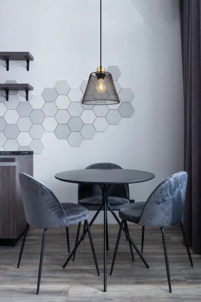 Globo 15646H - Lampadario a sospensione con filo BAKU 1xE27/40W/230V diametro 20 cm