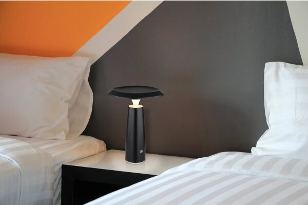 Globo 21022 - LED Lampada da tavolo ricaricabile dimmerabile BOWIE LED/1,2W/3,7V 1500mAh 3000K