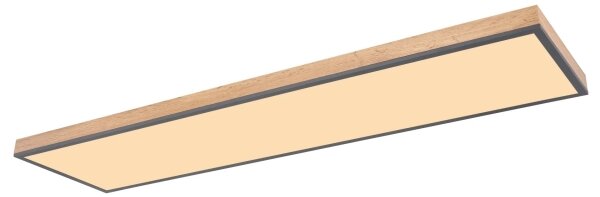 Globo 416080WD5-CCT - Plafoniera da soffitto a LED dimmerabile DORO/36W/230V 2700-6500K + telecomando marrone