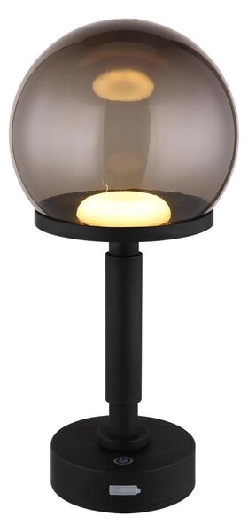Globo 21034S - LED Lampada da tavolo ricaricabile HAKU LED/2,5W/5V 2700/4000/6500K nero
