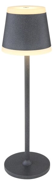 Globo 58433G - Lampada da tavolo LED dimmerabile RIDLEY LED/4,6W/3,7V 3000K grigio