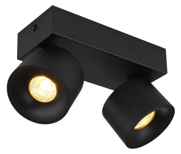 Globo 56961-2B - Faretto LED RAE 2xLED/6W/230V nero