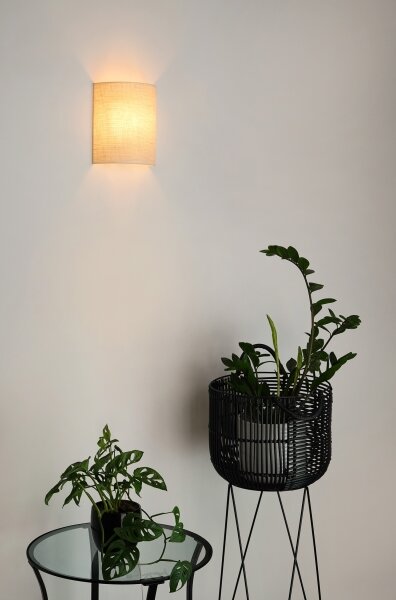 Brilagi - Applique SEMI 1xE27/15W/230V diametro 20 cm color crema