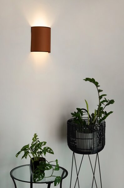 Brilagi - Applique SEMI 1xE27/15W/230V diametro 20 cm marrone